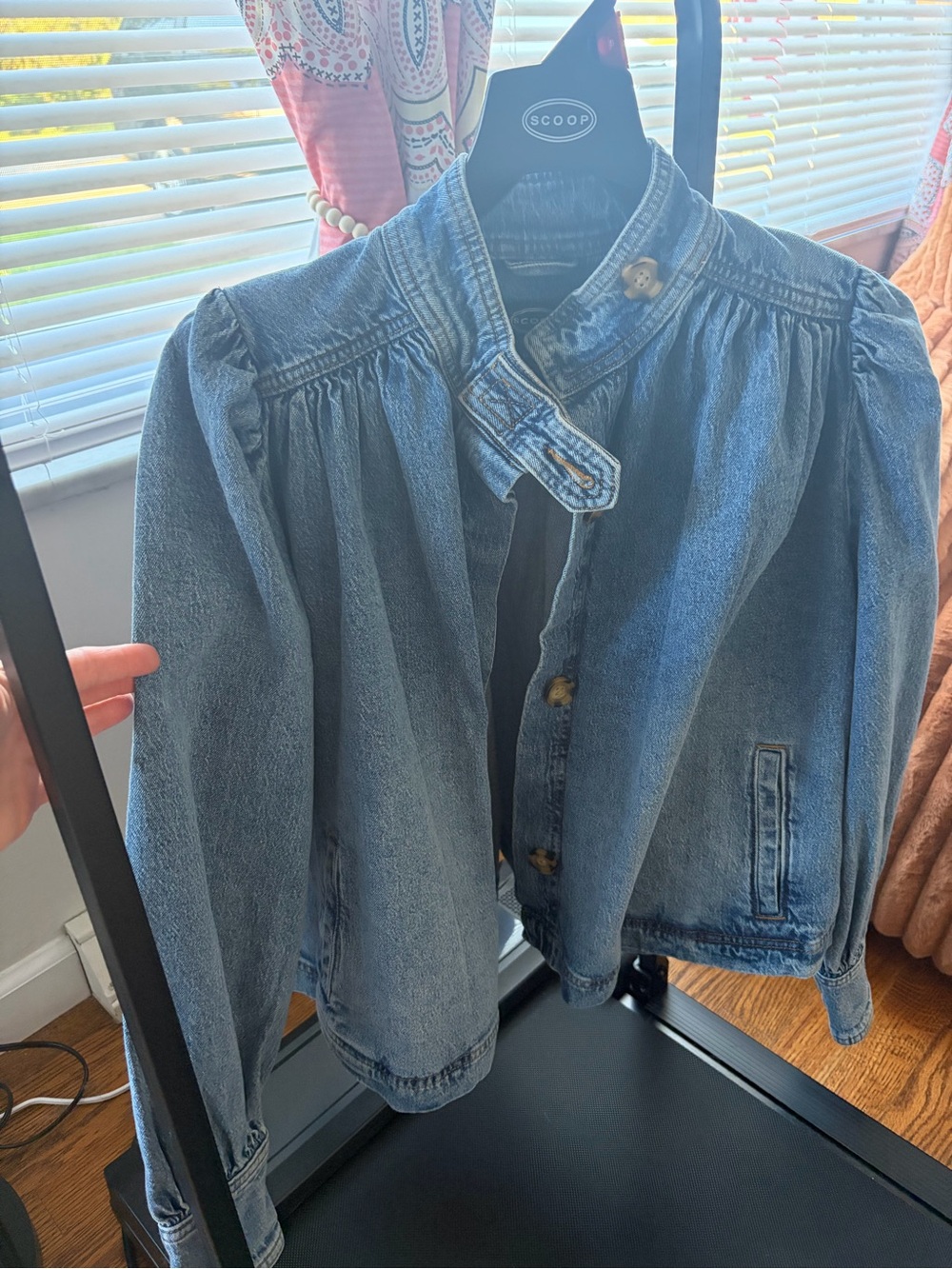Kids' Blue Denim Jacket - Lightweight Button-Front Coat